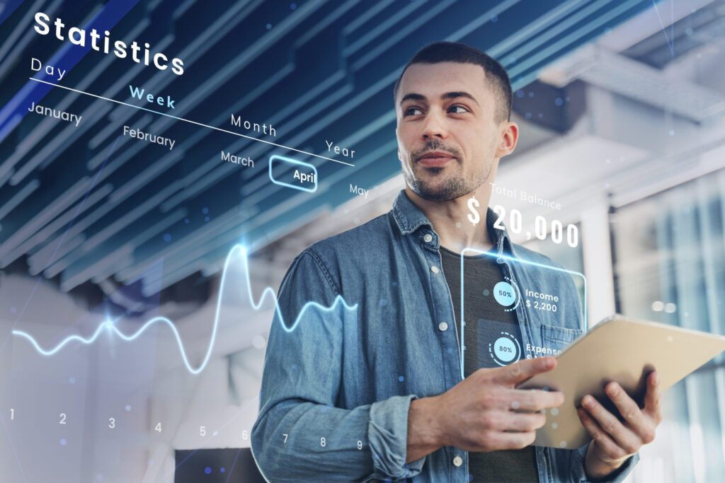 High-Impact Sales Workshops & Masterclasses | B2B Sales Training Calendar by man using tablet work connect with others scaled 1